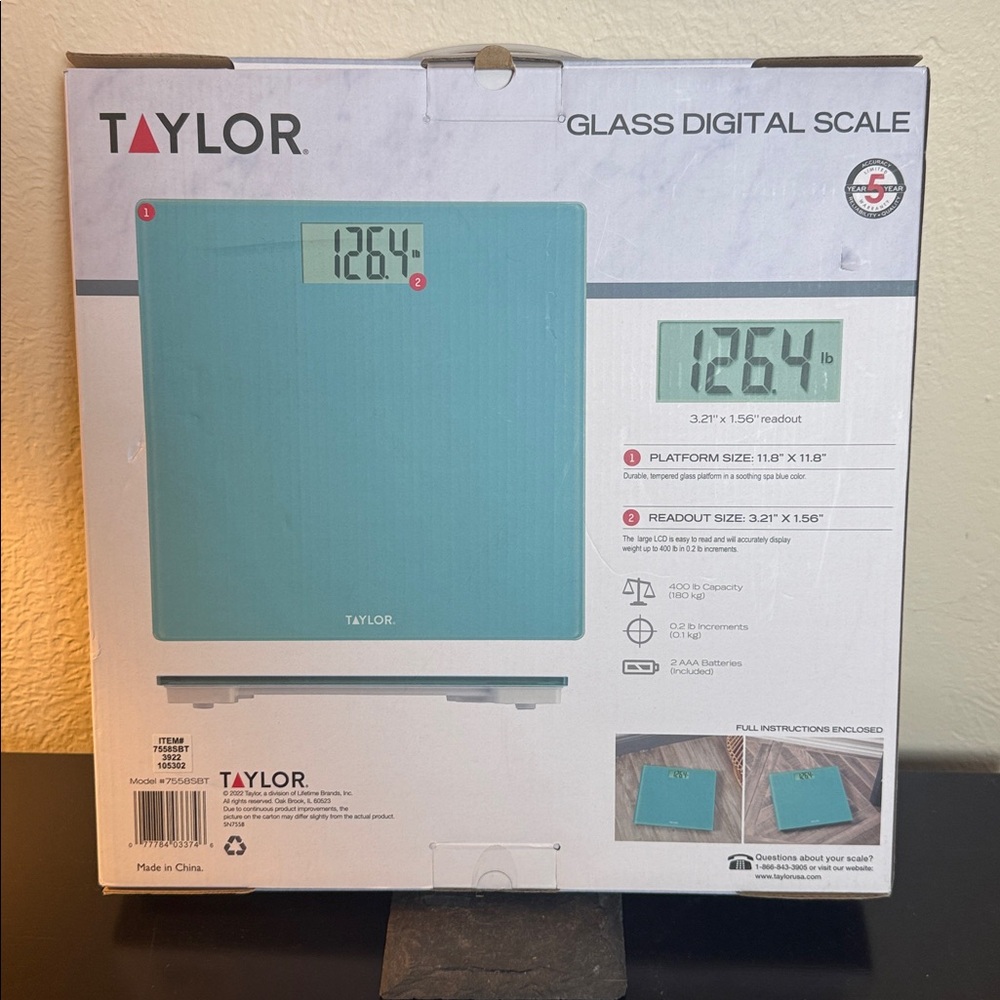 Glass Digital Scale - Picture 2 of 3